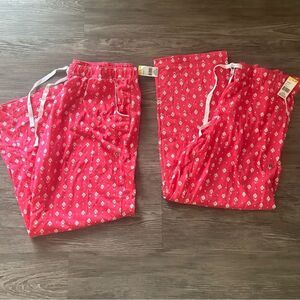 Simply Styled Pajama Pants Pink Set of 2 Size XL NEW